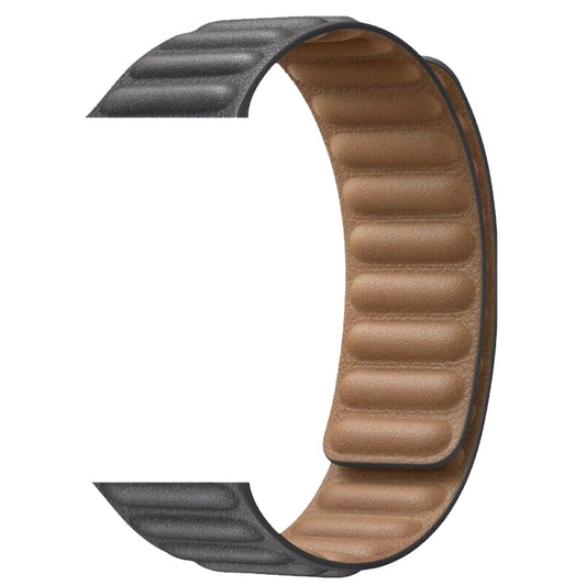 Apple Watch - Kunstleder Armband Magnetverschluss in Grau