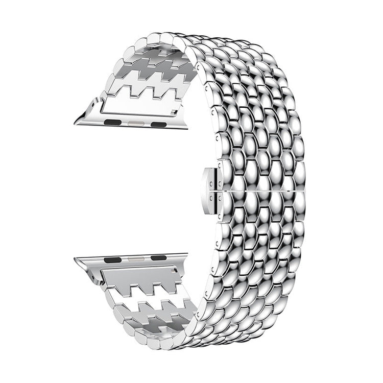 Apple Watch - Edelstahl Gliederarmband in Silber