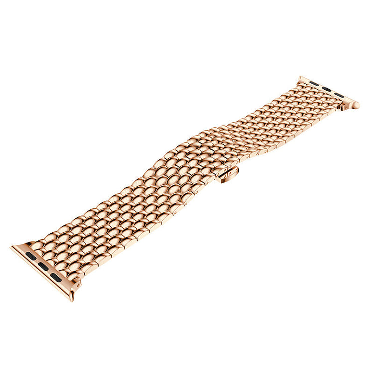 Apple Watch - Edelstahl Gliederarmband in Rosegold