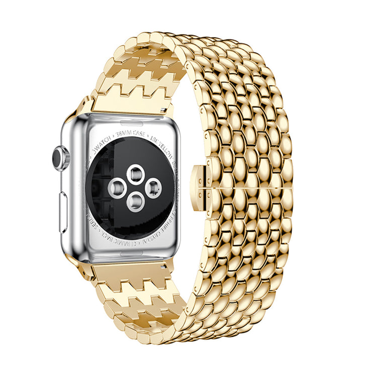 Apple Watch - Edelstahl Gliederarmband in Gold