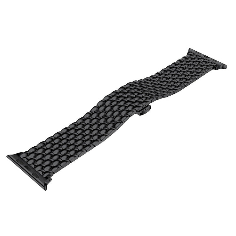 Apple Watch - Edelstahl Gliederarmband in Schwarz