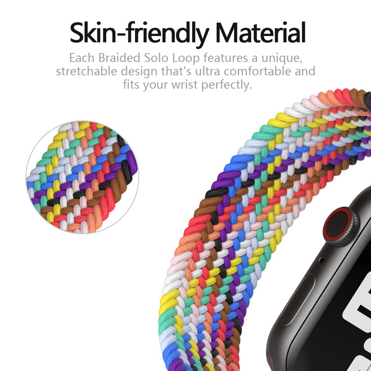 Apple Watch - Geflochtenes Loop Armband in Rosa