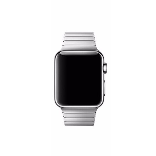 Apple Watch - Premium Edelstahl Gliederarmband in Silber