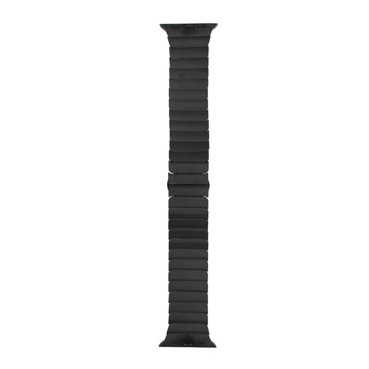 Apple Watch - Premium Edelstahl Gliederarmband in Schwarz