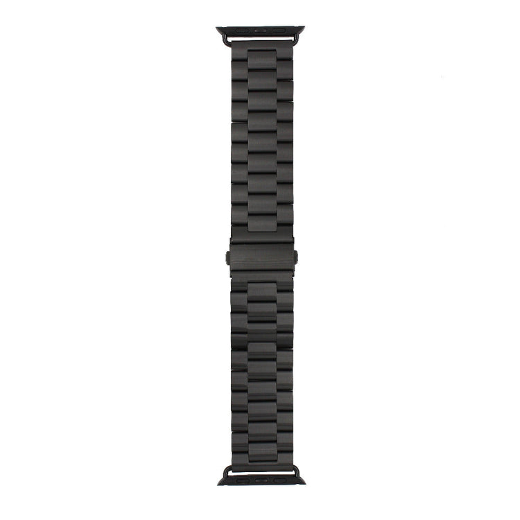 Apple Watch - Edelstahl Gliederarmband in Schwarz