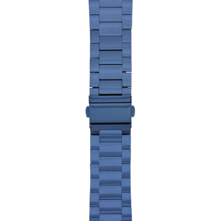 Apple Watch - Edelstahl Gliederarmband in Blau