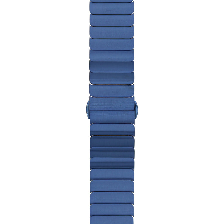 Apple Watch - Premium Edelstahl Gliederarmband in Blau
