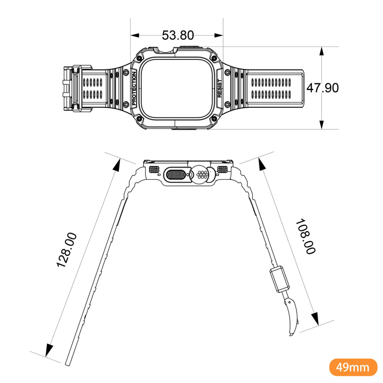 Apple Watch - Silikon Body Armband