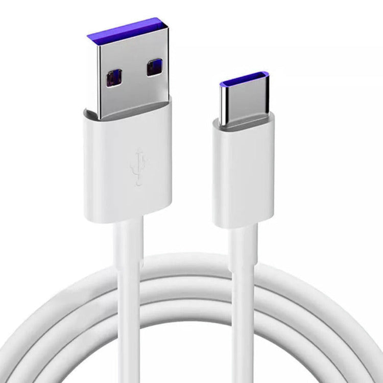 Ladekabel mit USB-C & USB-A in Weiß