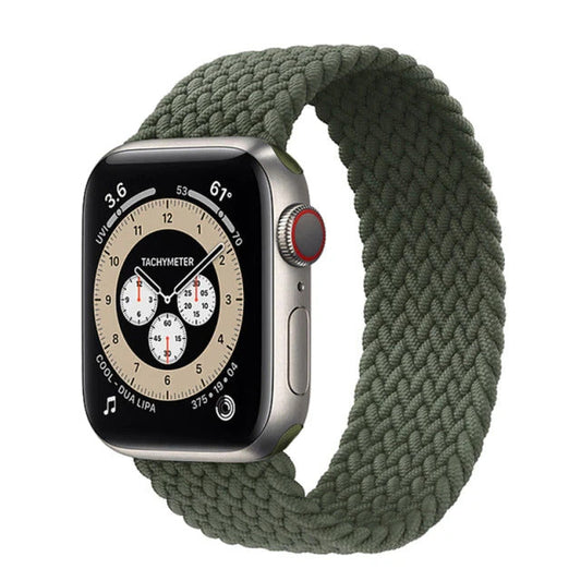 Apple Watch - Geflochtenes Loop Armband in Khaki
