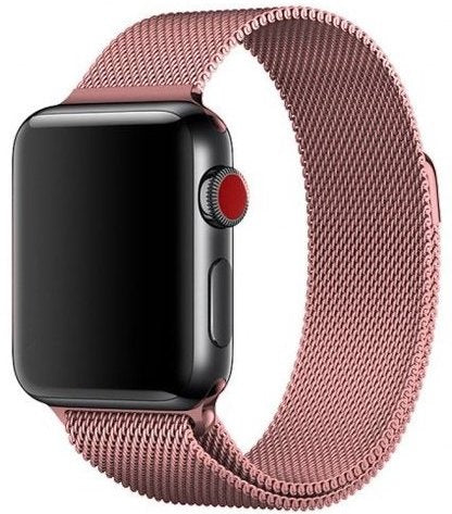 Apple Watch - Milanese Mesh Armband in Rosé