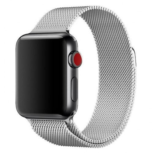Apple Watch - Milanese Mesh Armband in Silber