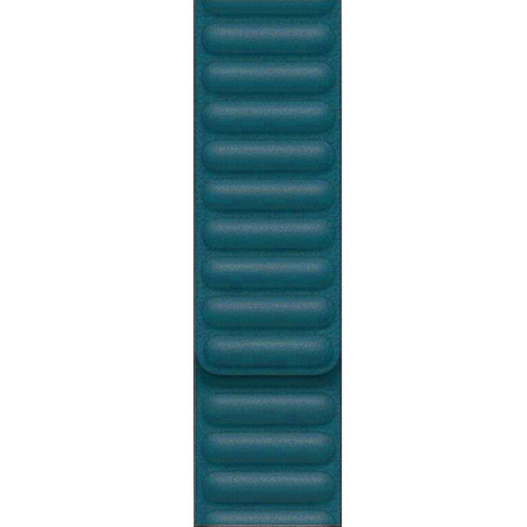 Apple Watch - Lederarmband Magnetverschluss in Azurblau