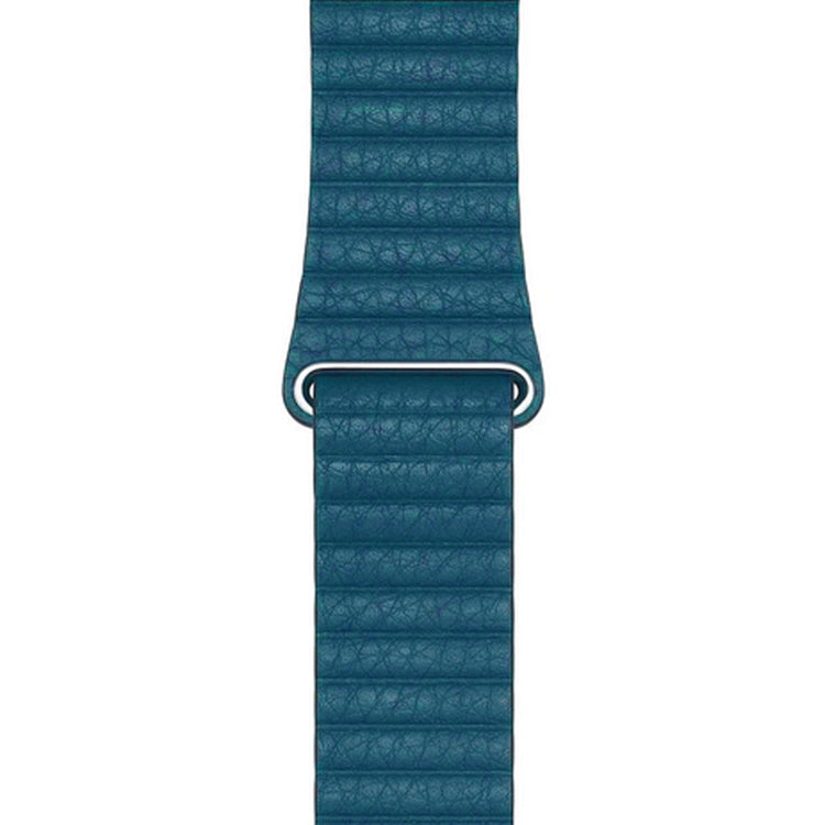 Apple Watch - Kunstleder Armband Magnetverschluss in Azurblau