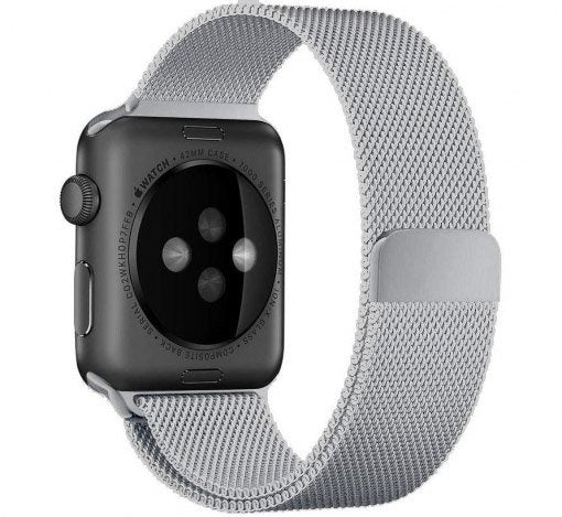 Apple Watch - Milanese Mesh Armband in Silber