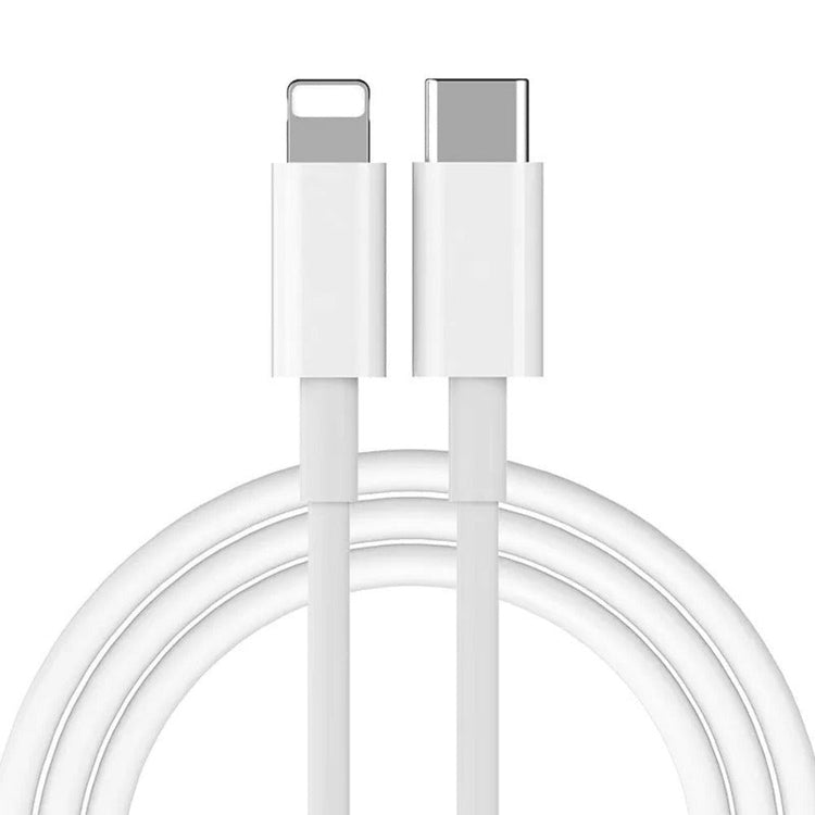 Ladekabel mit Lightning & USB-C in Weiß