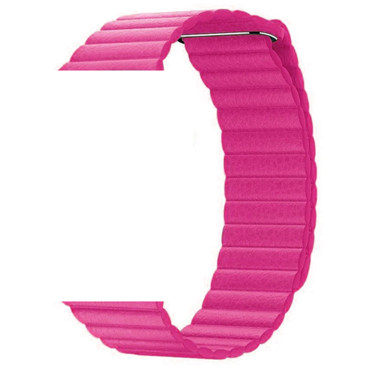 Apple Watch - Lederarmband Magnetverschluss in Pink