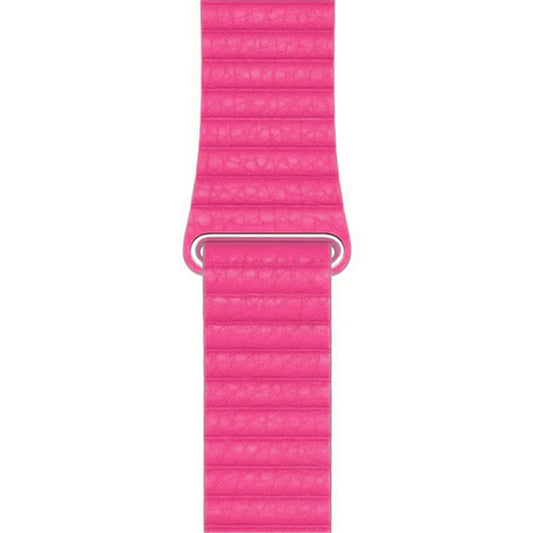 Apple Watch - Kunstleder Armband Magnetverschluss in Pink