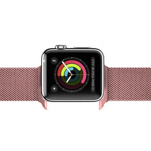 Apple Watch - Milanese Mesh Armband in Rosé