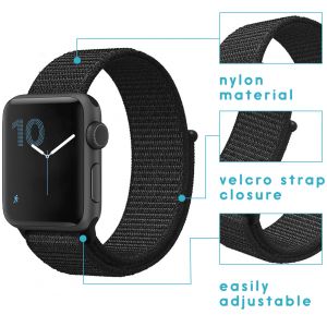 Apple Watch - Sport Loop Armband in Schwarz