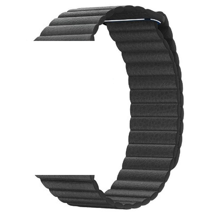 Apple Watch - Lederarmband Magnetverschluss in Schwarz