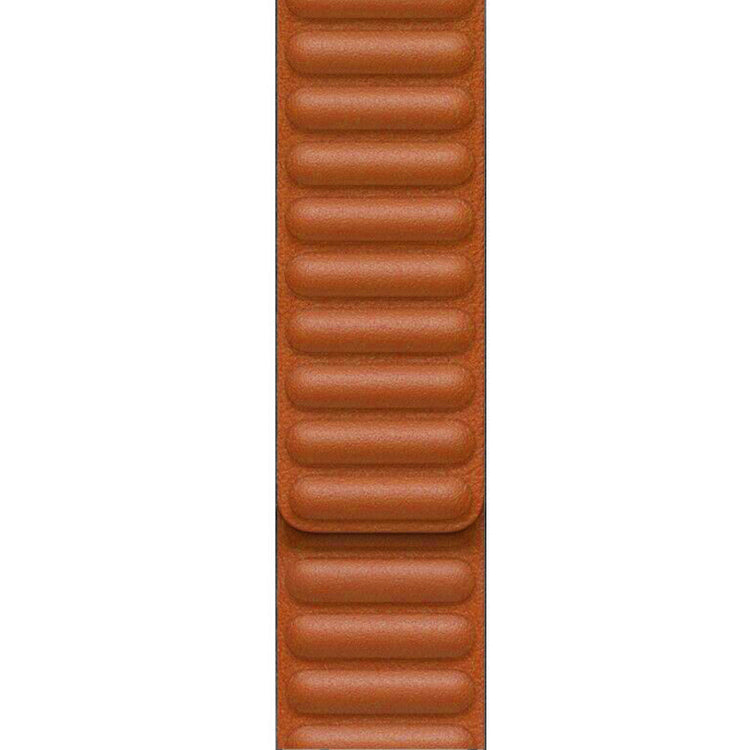 Apple Watch - Kunstleder Armband Magnetverschluss in Sienna Braun