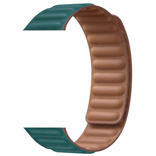 Apple Watch - Kunstleder Armband Magnetverschluss in Türkis