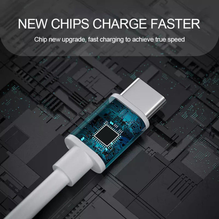 Ladekabel mit USB-C & USB-A in Weiß