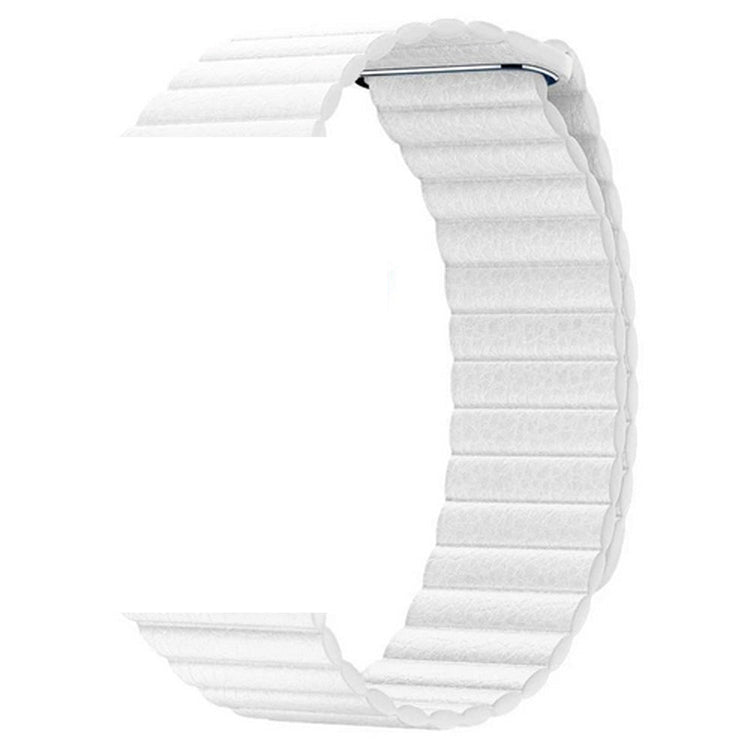 Apple Watch - Lederarmband Magnetverschluss in Weiß
