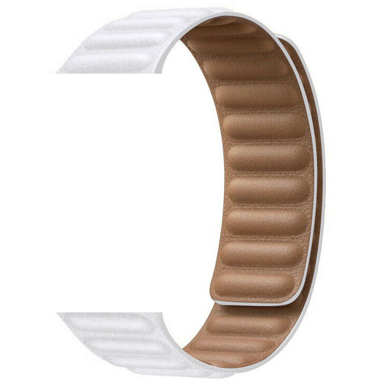 Apple Watch - Kunstleder Armband Magnetverschluss in Weiß