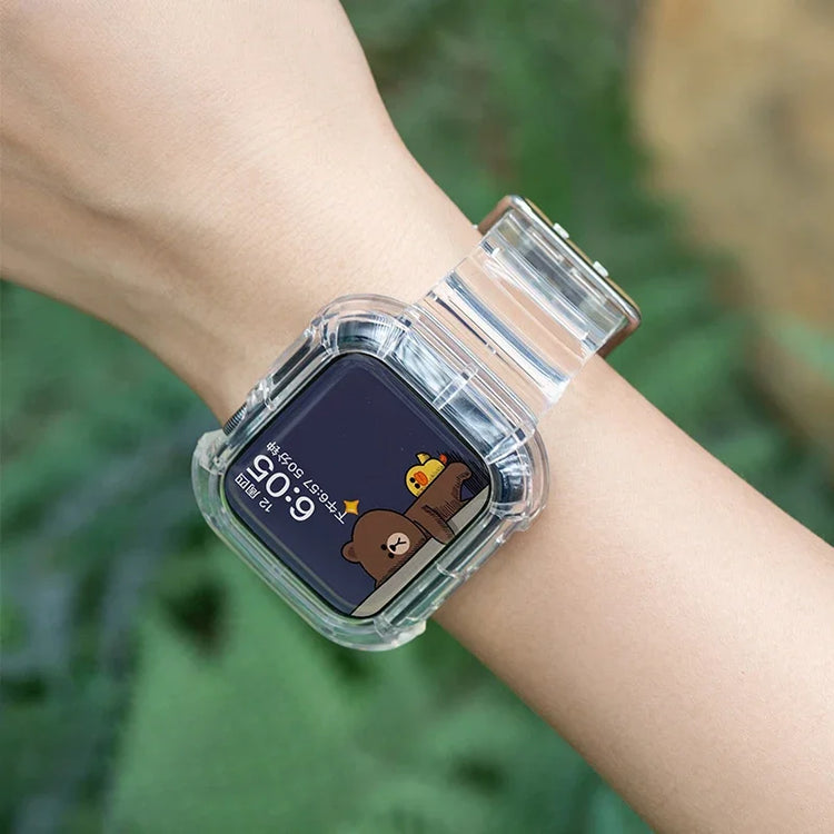 Apple Watch - Silikon Clear Armband