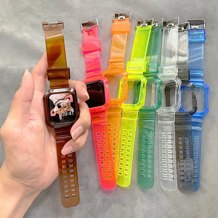 Apple Watch - Silikon Clear Armband